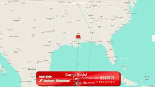 Google Santa Tracking 2022  Part 55  December 24th [upl. by Eenerb]