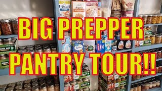 PREPPER PANTRY TOUR Prepping  Preparedness  Preppers 2023  Food Shortages  Empty Shelves [upl. by Hanavas]