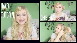 HAAR TUTORIAL Einfache Wellen ohne Hitze [upl. by Japha]