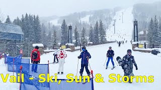 Vail Ski Resort Colorado Sun Snow and Skiing [upl. by Enirok]