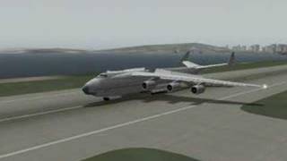 An225 soft landing in KaiTak [upl. by Robin250]