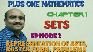 PLUS ONE MATHEMATICSCHAPTER 1SETS EPISODE 2 [upl. by Ykcul]