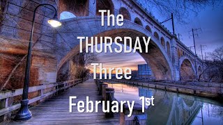 THE THURSDAY THREE  a 3 minute devotional for Feb 1st 2024 [upl. by Ynaffad646]