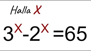 ECUACIÓN EXPONENCIAL CÓMO RESOLVERLA Álgebra Básica [upl. by Areem]