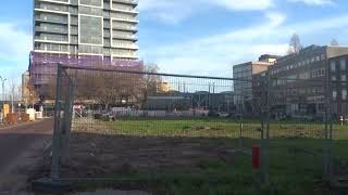 Voorkant Centraal Station Schiedam gebeurt jaren niet meer flat gaat niet door zonde van de grond [upl. by Nimajnab945]