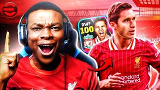 FEDERICO CHIESA THE BEST eFOOTBALL CARD😍 WELCOME TO LIVERPOOL🔥 eFOOTBALL MOBILE [upl. by Anawik847]