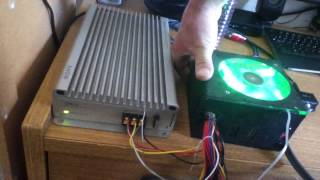 PC PSU powering sony xm6020 amplifier [upl. by Llerod]