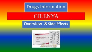 GILENYA  Overview amp Side effects [upl. by Adan218]