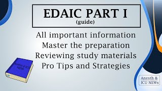 EDAIC part I 2024 Practical Guide [upl. by Lonny]