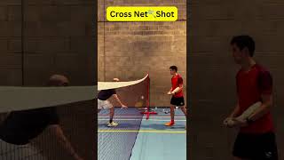 BADMINTON🏸 Cross Net Short Practice CHANGED My Game [upl. by Asli]