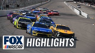 NASCAR Cup Series Enjoy Illinois 300 Highlights  NASCAR on FOX [upl. by Nylac]