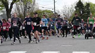 Portland Sea Dogs Mother’s Day 5K Start [upl. by Nnylsaj]