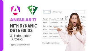 Powering Angular 17 with Dynamic Data Grids A Tabulator Tutorial [upl. by Illil]