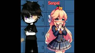 Notice me Senpai fake colllab with Xuxi gacha gachamemes [upl. by Slen828]