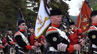 The Atholl Highlanders play Glendaruel Highlanders amp Dovecote Park [upl. by Mills]