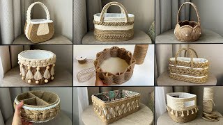 9 AMAZING JUTE IDEAS 2024  Easy Home decoration and Organization Ideas  DIY [upl. by Spalla]