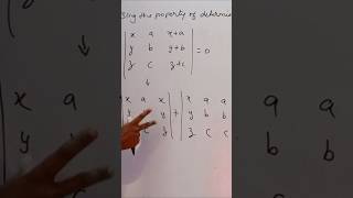 Finding determinant without expanding using properties [upl. by Humfried]