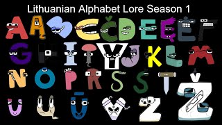 Lithuanian Alphabet Lore Season 1  The Fully Completed Series  NJsaurus [upl. by Boothe]