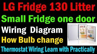 Lg refrigerator thermostat compressor relay wiring diagram learn in Hindi [upl. by Riek]