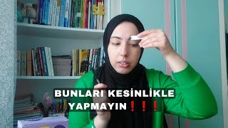 TÜY SARARTICI KREM İLE KAŞ RENGİ AÇMAK🙆🏻‍♀️ BUNLARI SAKIN YAPMAYIN❌ [upl. by Laumas647]