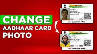 How to Change Aadhaar Card Photo Online 2024 Process ✅ [upl. by Akcirederf]