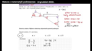 Zad 22 Planimetria Trójkąty podobne [upl. by Edholm]