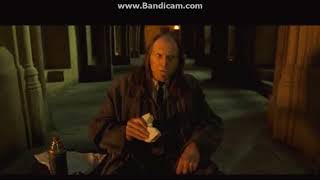 Harry Potter Argus filch eats sandwiches and candy [upl. by Ahsenhoj]