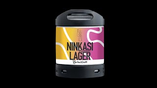 Ninkasi  Flower Lager  65  PerfectDraft Pro [upl. by Haidebej226]