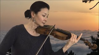 Pisendel Sonata for Solo Violin with beautiful photos by friends yun KIM violin [upl. by Sanburn344]