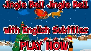 Jingle Bell Jingle Bell with English Subtitles  Nursery Rhymes  Kids Rhymes [upl. by Ezana]