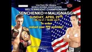 PPV Senchenko vs Malignaggi 290412 [upl. by Colver953]