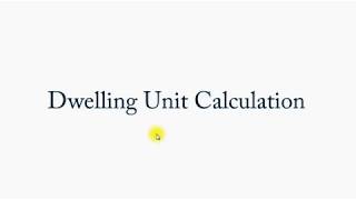 GATE ARCHITECTURE amp PLANNING I HOUSING I DWELLING UNIT CALCULATION [upl. by Nala]