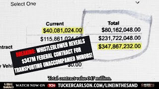 BREAKING Whistleblower Reveals 347M Federal Contract for Transporting Unaccompanied Minors 🔥 [upl. by Meggy]