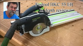 Festool HKC circular saw  review  dave stanton  wood working [upl. by Adianes]