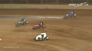 USAC “Indiana Midget Week” Highlights  Lawrenceburg Speedway 6218 [upl. by Aikenat540]