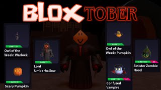 BLOXTober Catalog Sale Wave 4 BLOXTober  RetroStudio  Roblox [upl. by Hannavahs]