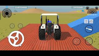 Indian vehicle simulator 3d farmatic tractor video viralvideos youtube respect [upl. by Eidoj]