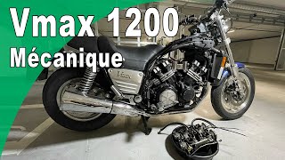 Mécanique  Yamaha Vmax 1200 nettoyage et démontage de carburateur 4K [upl. by Tini]