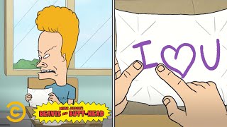 Beavis Gets a Note From a Girl – Mike Judge’s Beavis and ButtHead [upl. by Danila167]