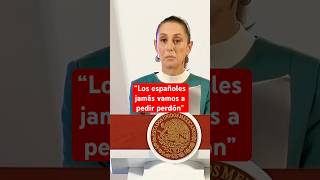 Sheinbaum habla de los insultos a su persona del partido político VOX de España shorts [upl. by Bamby867]