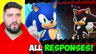 Reacting To EVERY Sonic X Shadow Twitter Takeover Response [upl. by Kantos215]