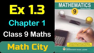 Exercise 13 class 9 maths  math city [upl. by Malloy]