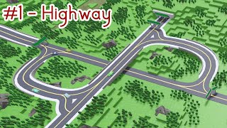 Roblox Itty Bitty City Speed Build 1  Highway Slotheh [upl. by Leavitt]