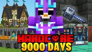 I Survived 9000 Days in HARDCORE Minecraft [upl. by Naot]