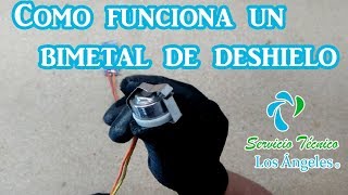 Como funciona un bimetal de deshielo [upl. by Grae552]