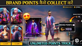 HOW TO GET BRAND POINTS IN FREE FIRE  BRAND POINTS KAISE MILEGA  FREE FIRE NEW EVENT TODAY [upl. by Oznole]