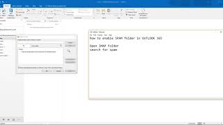 how to enableshow spam folder in outlook [upl. by Opportina424]