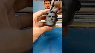 Clay art of Dhruv Rathee ❤️😍art claysculpting clayart artist youtubeshorts [upl. by Berard597]