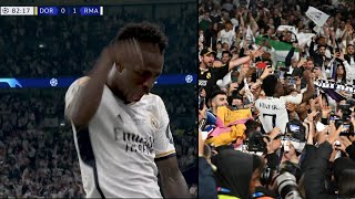 Vinicius Jr Doing Ronaldo Celebration After Scoring Goal vs Dortmund in UCL Final [upl. by Ial]