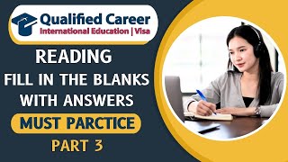 PTE Reading Fill in the Blanks  Must Practice  PART  3 June 03 2024  Qualified Career [upl. by Anemolihp215]